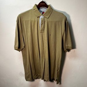 Tommy Hilfiger polo shirt, tan - XL.
